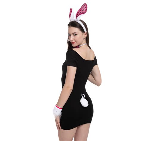 cheap spooktacular creations headwear white bunny with sequins cosplay accessories set online