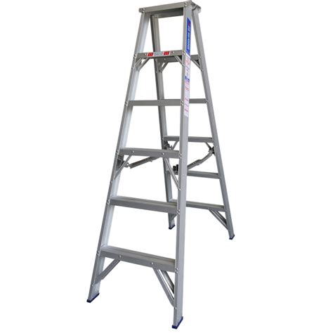 Indalex 1.8m 180kg Aluminium Double Sided Step Ladder | Bunnings Warehouse