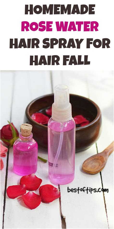 Hence, improving the hair's water retention ability. DIY ROSE WATER HAIR FALL SPRAY | Rose water hair, Rose ...