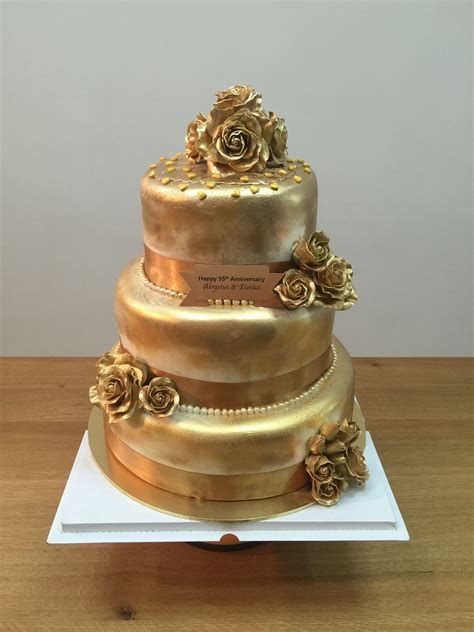 50th wedding anniversary golden cake bakerina hazel s cake creation pinterest golden