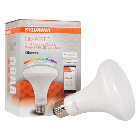 Sylvania Smart Bluetooth Led Light Bulb Br30 10 Watts Tunable White