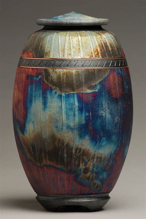 This Piece Is Hand Made And Raku Fired By The Artist Which Ensures A Truly One Of A Kind Urn