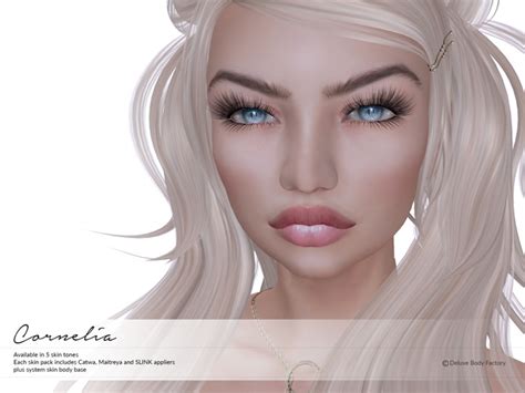 Second Life Marketplace Deluxe Body Factory Skins Cornelia Skin Catwa Maitreya And Slink