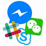 Wechat Skype Messenger Slack Clipart Many Transparent