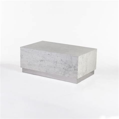 About 1% % of these are coffee tables, 1. Eindride White Marble Block Coffee Table