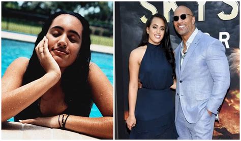 14 Interesting Photos Of The Rocks Stunning Daughter Simone Who Also