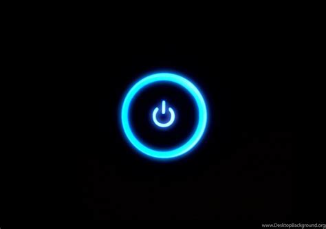Blue Xbox Power Button Glow Xbox 360 Black Backgrounds Desktop
