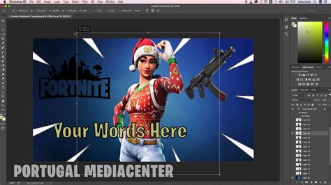 Template Thumbnail Gratis Para Fortnite Youtube