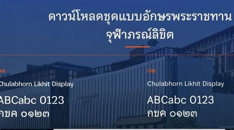 เช็กด่วน ซิโนฟาร์ม ราชวิทยาลัยจุฬาภรณ์ ประกาศจัดสรรวัคซีน ระยะที่ 1 ครั้งที่ 4 เกือบ 1 ล้านคน. ดาวน์โหลด ฟอนต์จุฬาภรณ์ลิขิต Chulabhorn Likhit - HS3LZX