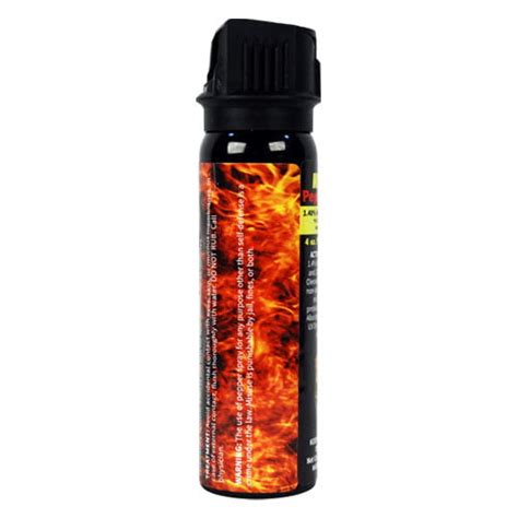Wildfire 14 Mc 4oz Flip Top Actuator Pepper Spray Stream Pepper Spray
