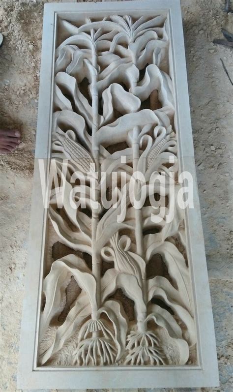 Relief batu alam untuk dinding