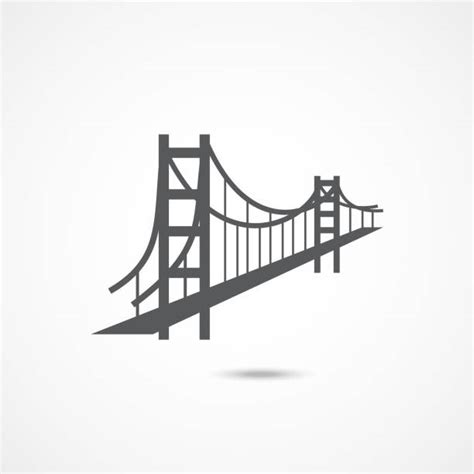 Best Golden Gate Bridge Silhouette Illustrations Royalty Free Vector