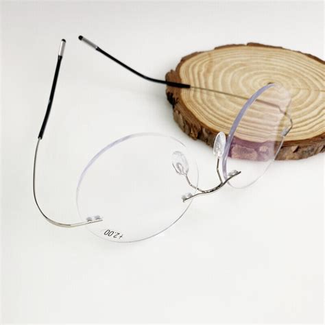 Vintage Rimless Bifocal Reading Glasses Round Flexible Mens Womens Readers Retro Ebay