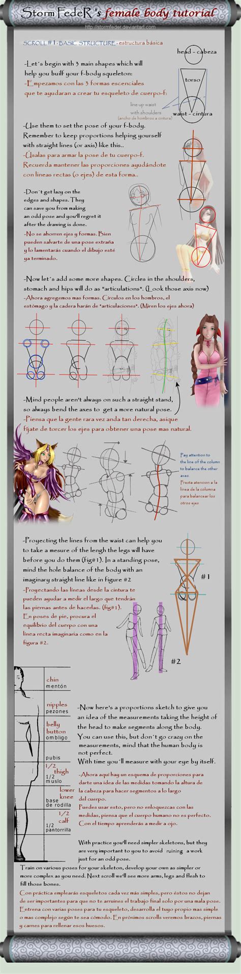 Sf Female Body Tutorial 1 By Stormfeder On Deviantart