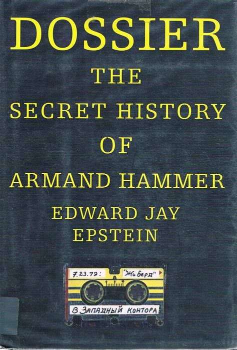 Dossier By Epstein Edward Jay Book Hard Cover Biography Australian Ebay