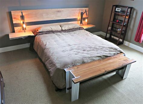 Vintage revivals home & garden decor 117,623 views 4:41. Spalted Curly Maple and Steel floating headboard - by ...