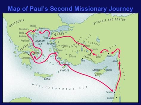 Paul S Missionary Journey Map Map 2023