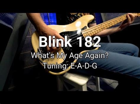 Blink 182 What S My Age Again Bass Cover With Tab YouTube