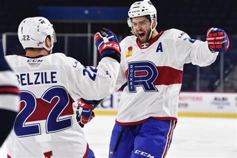 La versione principale del logo laval rocket presenta blu scuro e bianco e può anche presentare il rosso per lo sfondo della bandiera. Laval Rocket quarter-season report card - Eyes On The Prize