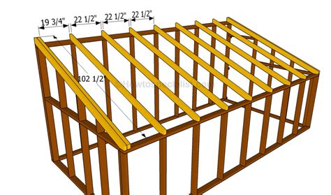 How to calculate lean to shed roof rafters? How to build a lean to greenhouse | HowToSpecialist - How ...