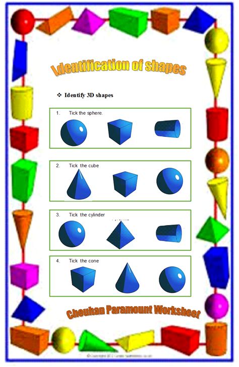 Identification Of 3d Shapes