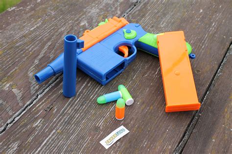 Zahar Toys Toy Guns For Boys Mauser C96 Colorful Pistol Set Of Soft