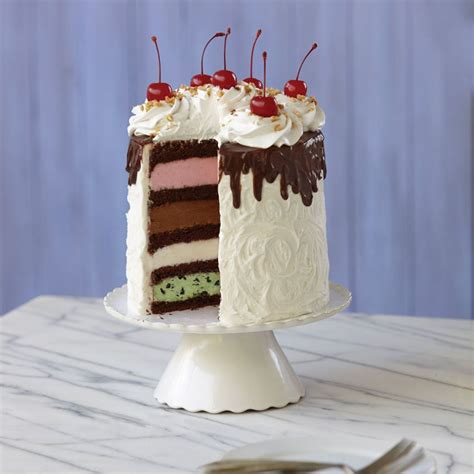Multi Layer Ice Cream Cake Ice Cream Cake Layered Ice Cream Cake Cake