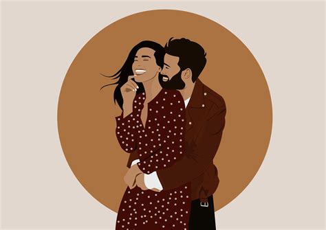 Custom Couple Painting T For Couple T For Girlfriend Etsy Custom Couple Illustration
