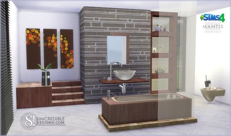 Sims 4 Ccs The Best Bathrooms By Simcredible Designs