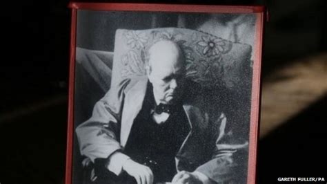 Last Photograph Of Winston Churchill In Chartwell Exhibition Bbc News