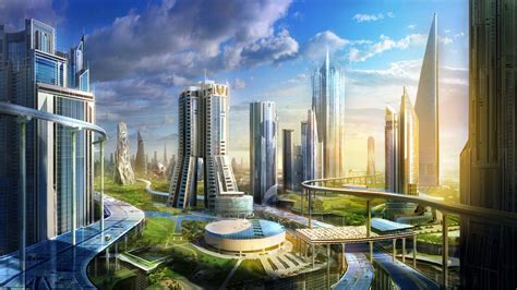Beautiful Future City Wallpapers Top Free Beautiful Future City
