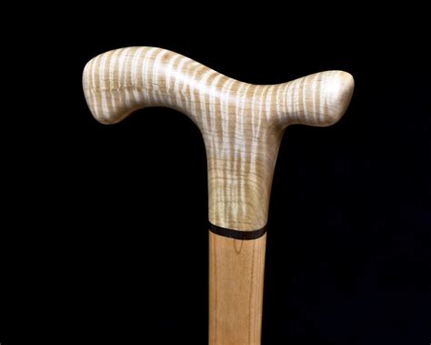 Buy A Hand Made Handmade Walking Cane In Maple Cherry And Walnut Wood