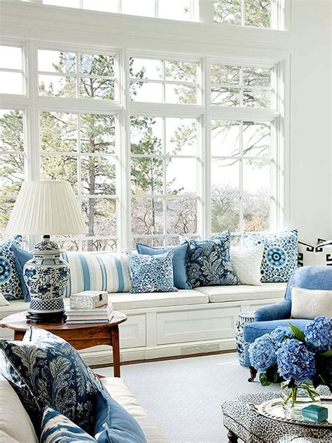 30 Blue Cottage Decor Ideas For Joyful Day Country Living Room