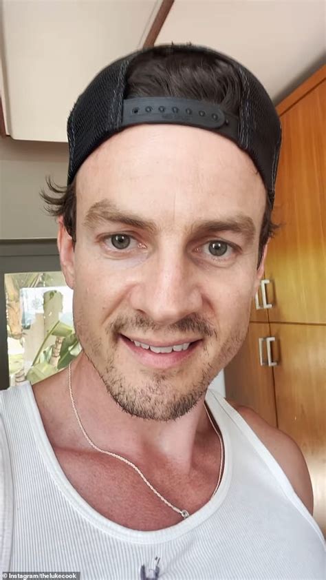 aussie actor luke cook brutally mocks influencer who told followers they are to blame for