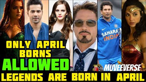 Famous People Born In Apriltop 30muveeverse Youtube