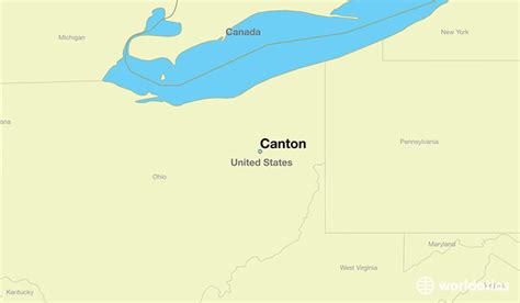 Where Is Canton Oh Canton Ohio Map