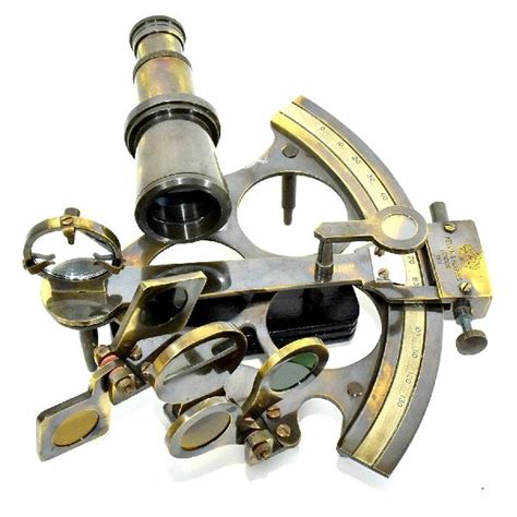 polished brass nautical sextant for collectible industrial use style antique at best price