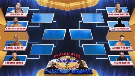 Wwe Confirms Bracket For Wwe United States Championship Tournament On 128 Wwe Smackdown