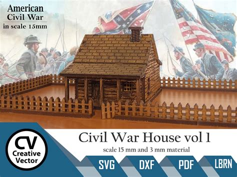 American Civil War House vol1 – Creative Vector