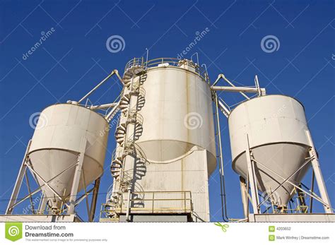 Cement Plant stock photo. Image of manufacture, site, pipework - 4203652