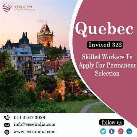 Quebec Issues 322 Invitations In New Arrima Draw Individual Id Proof