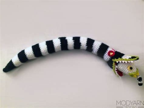 It's made with a woman's sock and a child's sock. Beetlejuice Sandworm Crochet Plushie Large Size by ...