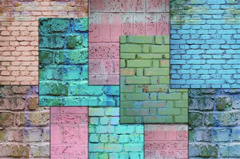 brick wall distressed texture textures  creative market