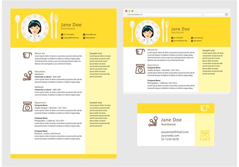 Acesse e veja mais informações, além de fazer o download e um programa que pemite que você grave e emita seu curriculum vitae com sua foto. Vector Curriculum Vitae Nutricionista - Download Vetores e Gráficos Gratuitos