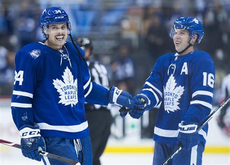 Watch closely and auston matthews and mitch marner sing along to bon jovi's livin' on a prayer while sitting on the maple leafs bench. The Mitch Marner-Auston Matthews union will continue ...