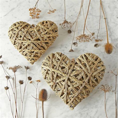 Woven Heart Hanging Decoration In 2021 Hanging Decor Crafts Hanging