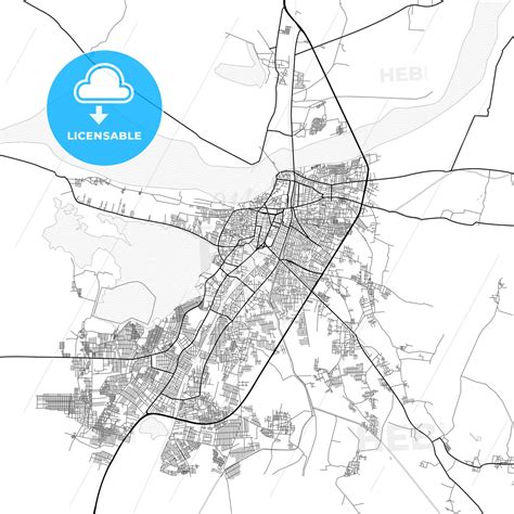 Vector Pdf Map Of Nellore India Hebstreits