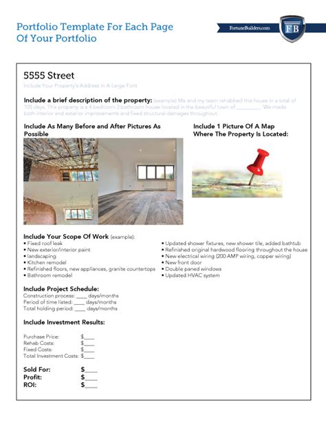 While there is no simple or single answer to how to build a real estate portfolio, here is a look at a few of the basics to get you started. Free Real Estate Portfolio Template [Downloadable ...