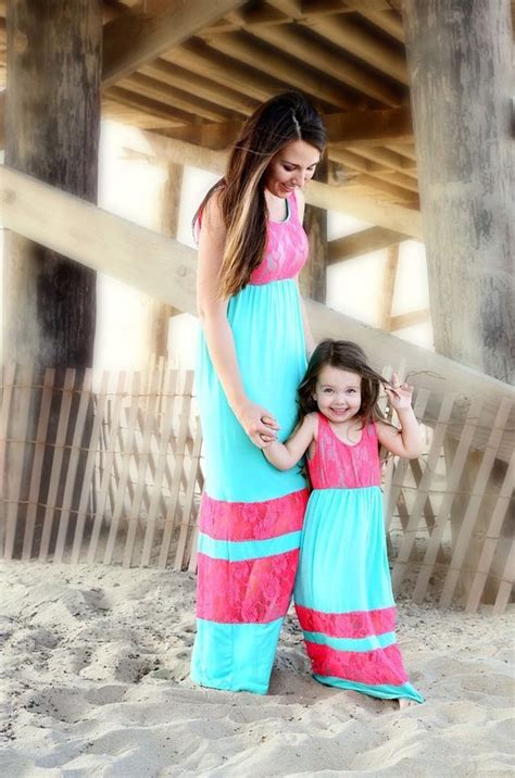 Pin By 介介 On Mother Daughter Clothing 母女裝 Mommy Daughter Matching