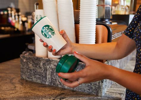 Starbucks Brings Back Personal Reusable Cups To Starbucks Cafes In The Us